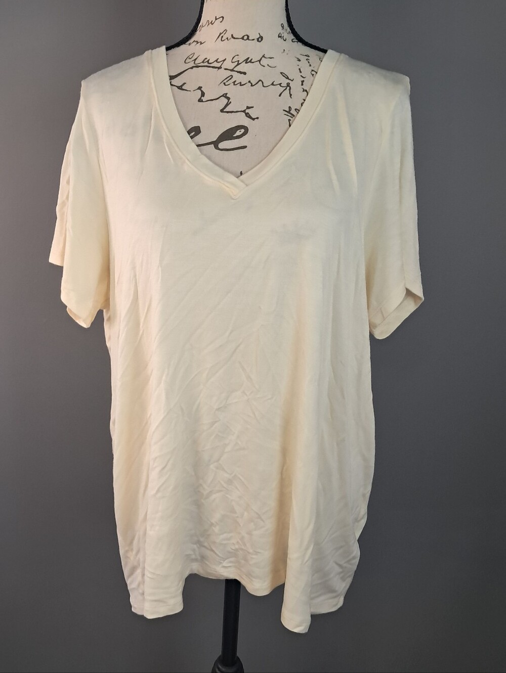 Michael Kors Ivory Blouse T-Shirt Size 1X